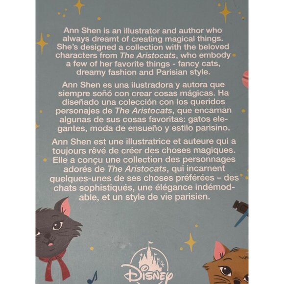 Disney Aristocats Napkin Gold Rings & Lace Accents Anna Sui Collaboration NIB - Picture 9 of 11